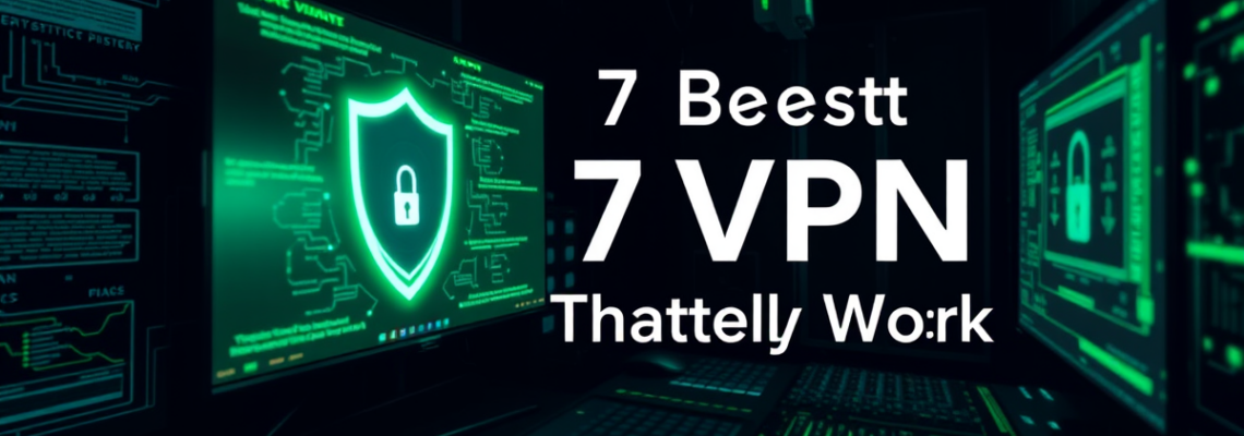 7 Best VPNs That Actually Work in 2026