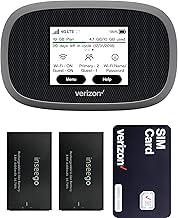 Verizon Wireless Jetpack Inseego MiFi 8800L | Free VPN Mobile Hotspot for Travel | 4G Mobile Portable WiFi | Unlocked Gl