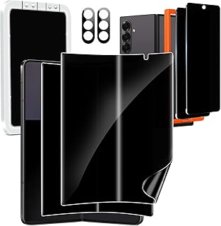 Milomdoi 6 in 1 Privacy Screen Protector for Samsung Galaxy Z Fold 7, 2 Pack Inside Anti-Spy Film with 2Pack Front Tempe