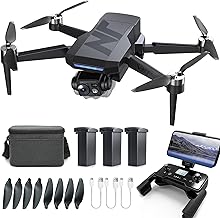 3-Axis Gimbal GPS Drone with 4K Camera for Adults, 90 Min Long Flight Time,3280 FT Long Control Range, Auto Return, Foll